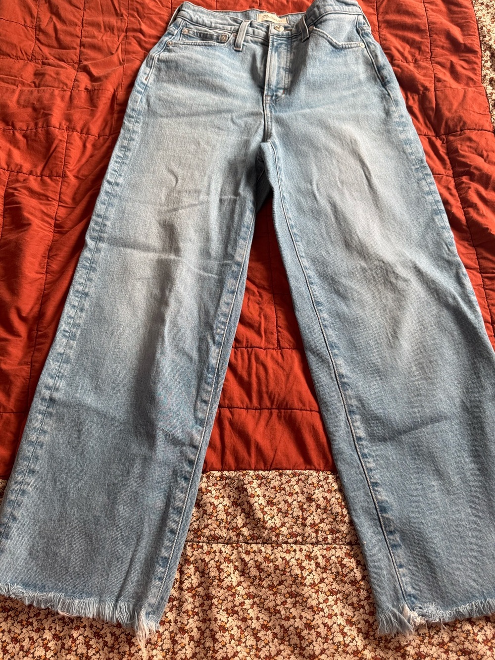 Light Wash Perfect Vintage Wide Leg Crop Women’s Jeans - Casual Everyday Style